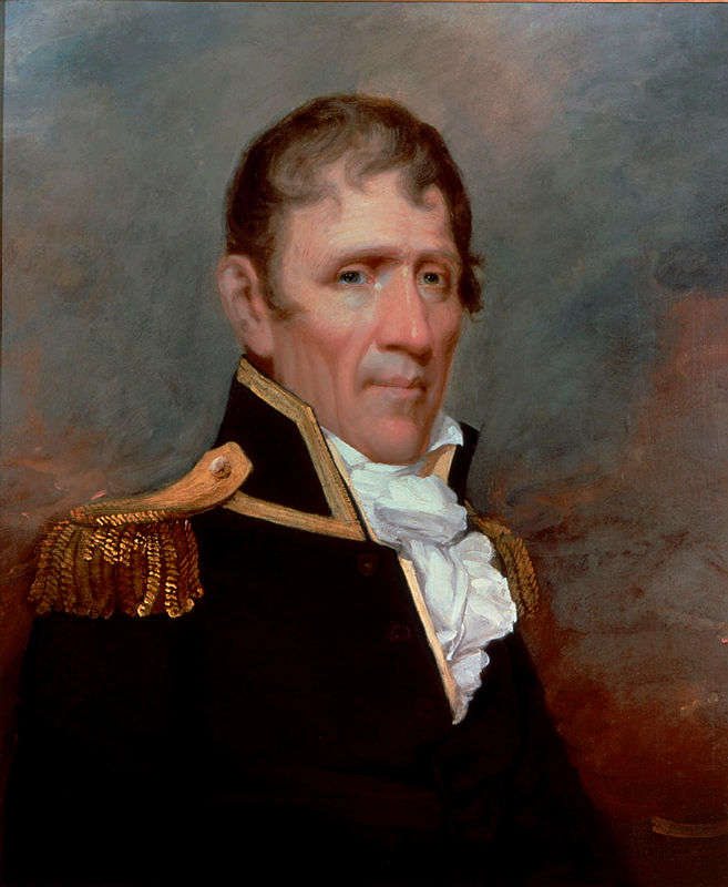 Portrait of Andrew Jackson by John Wesley Jarvis, circa 1817, contemporary with the period the Bell Witch legend is set in