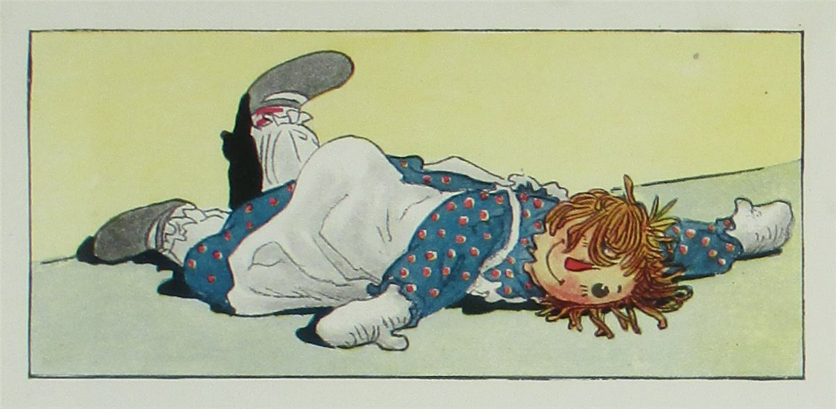 Johnny Gruelle's 1918 illustration of Raggedy Ann from Raggedy Ann Stories