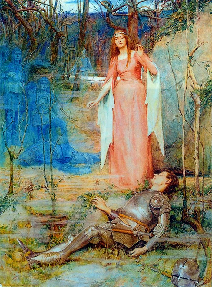 Henry Meynell Rheam's late nineteenth-century painting titled The Banshee