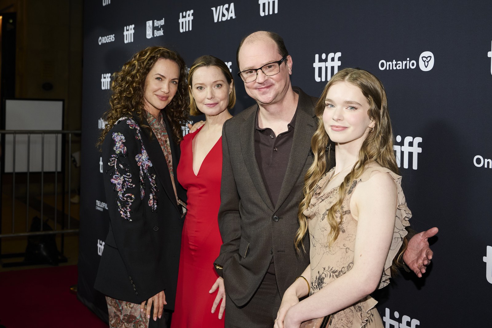 Kate Siegel, Samantha Sloyan, Mike Flanagan and Summer H. Howell at the Toronto premiere of Carrie in September 2026
