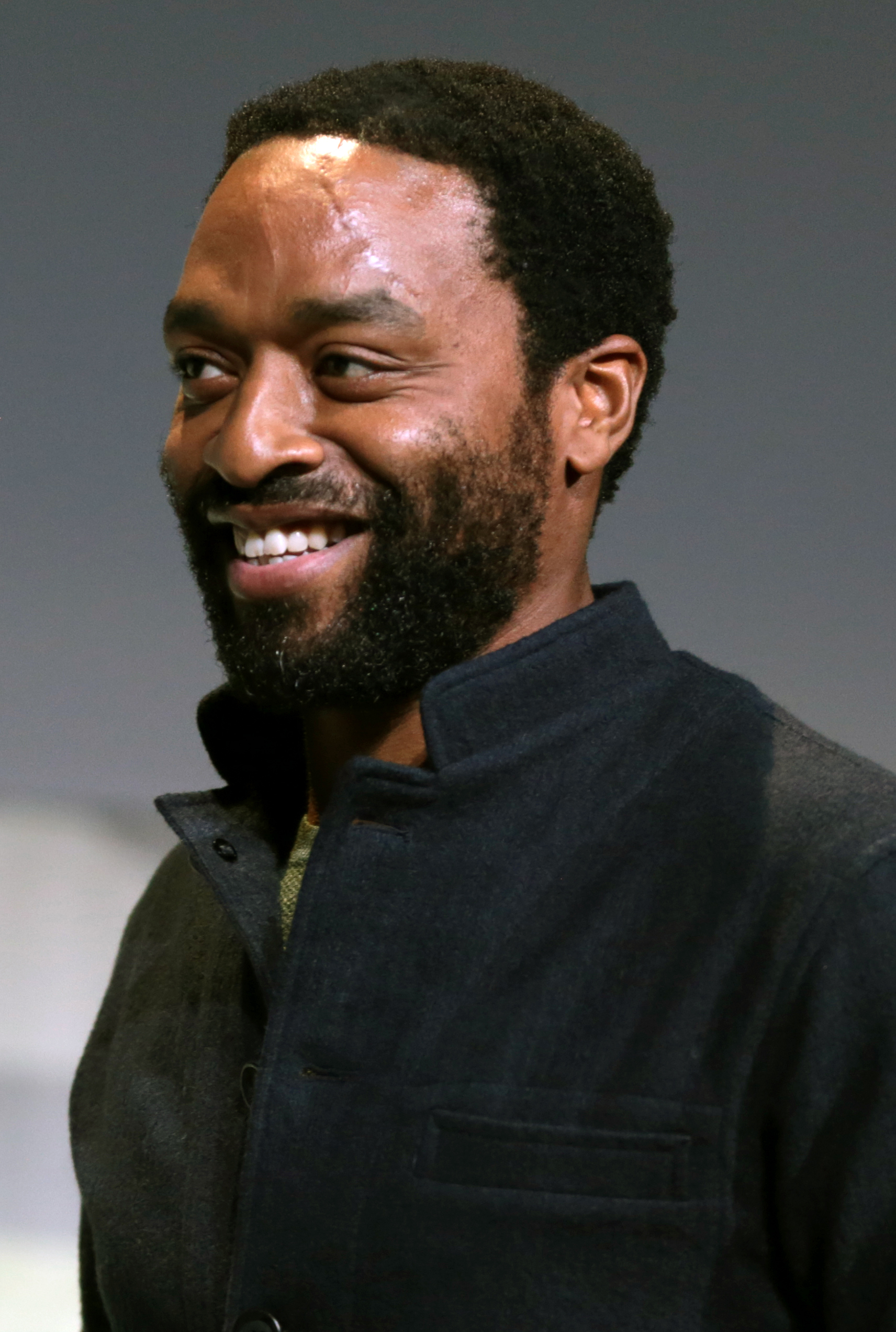 Chiwetel Ejiofor, who stars in A24's Backrooms, at a public appearance