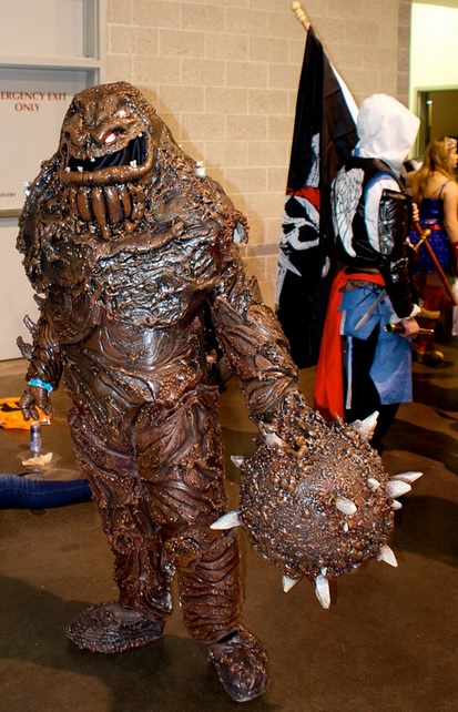 A Clayface cosplay photographed at Rhode Island Comic Con in 2013; fan representation of the character, not the DC Studios movie design