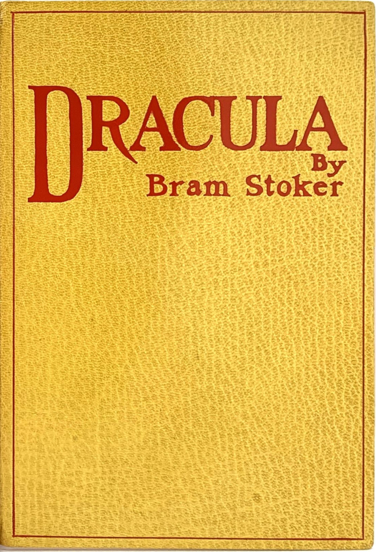Cover of the 1897 first edition of Bram Stoker's Dracula