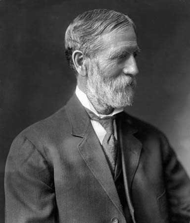 Portrait of Freelan Oscar Stanley, builder of the Stanley Hotel, circa 1910