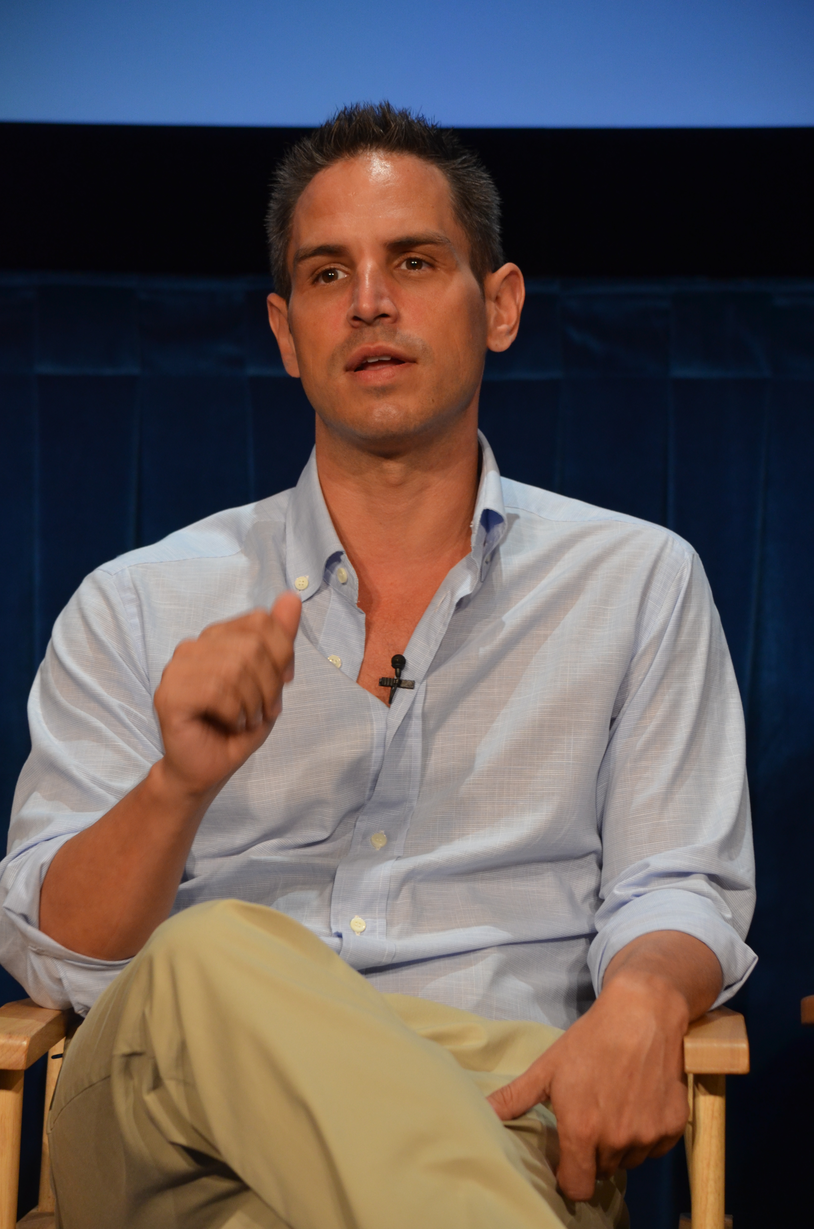 Greg Berlanti, who is writing and executive producing Stillwater, at a 2012 public appearance
