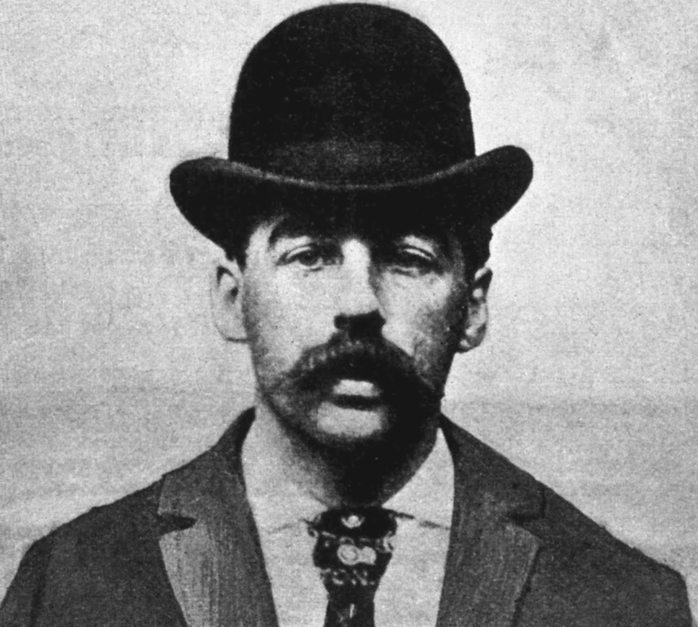 Portrait photograph of H.H. Holmes, born Herman Webster Mudgett