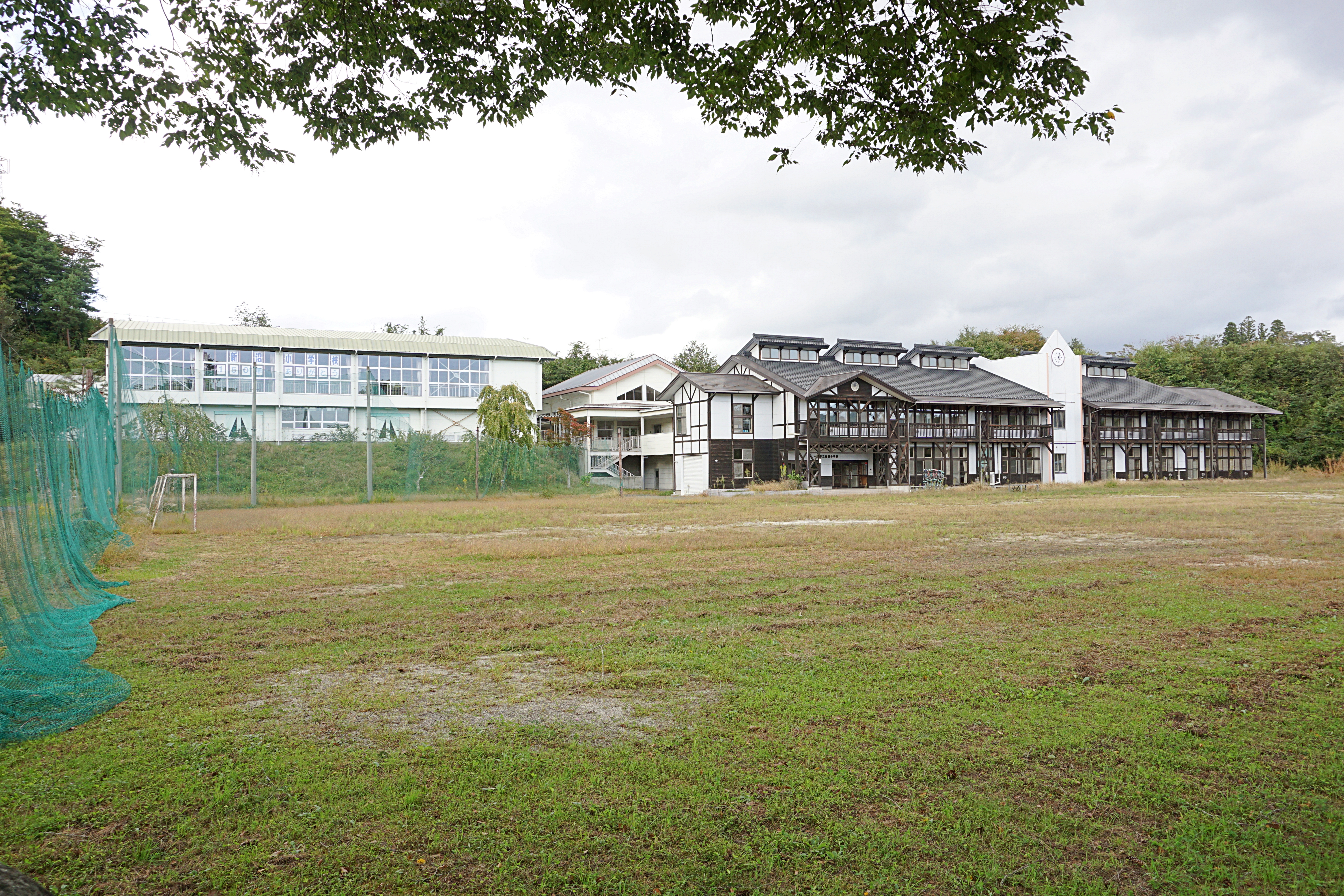 A Japanese elementary school building in Iwate Prefecture, the region linked to the earliest documented Hanako-san-pattern story