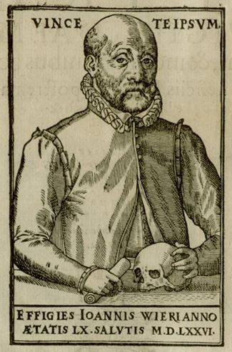 Sixteenth-century portrait of physician Johann Weyer