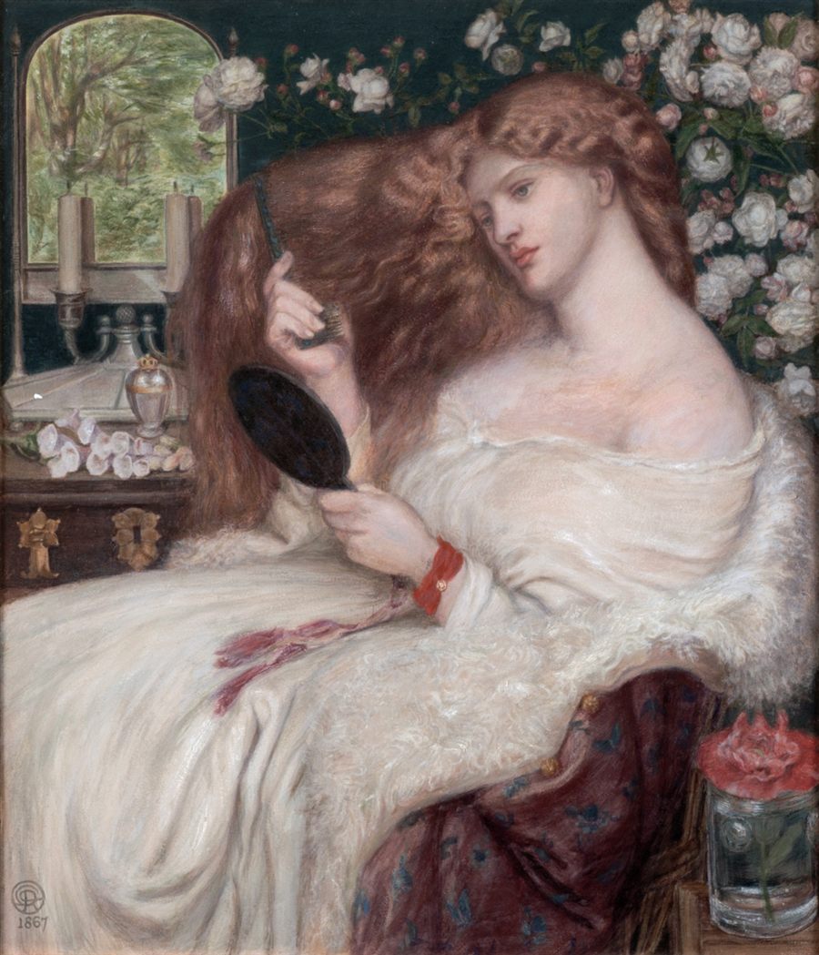 Dante Gabriel Rossetti's 1867 painting Lady Lilith