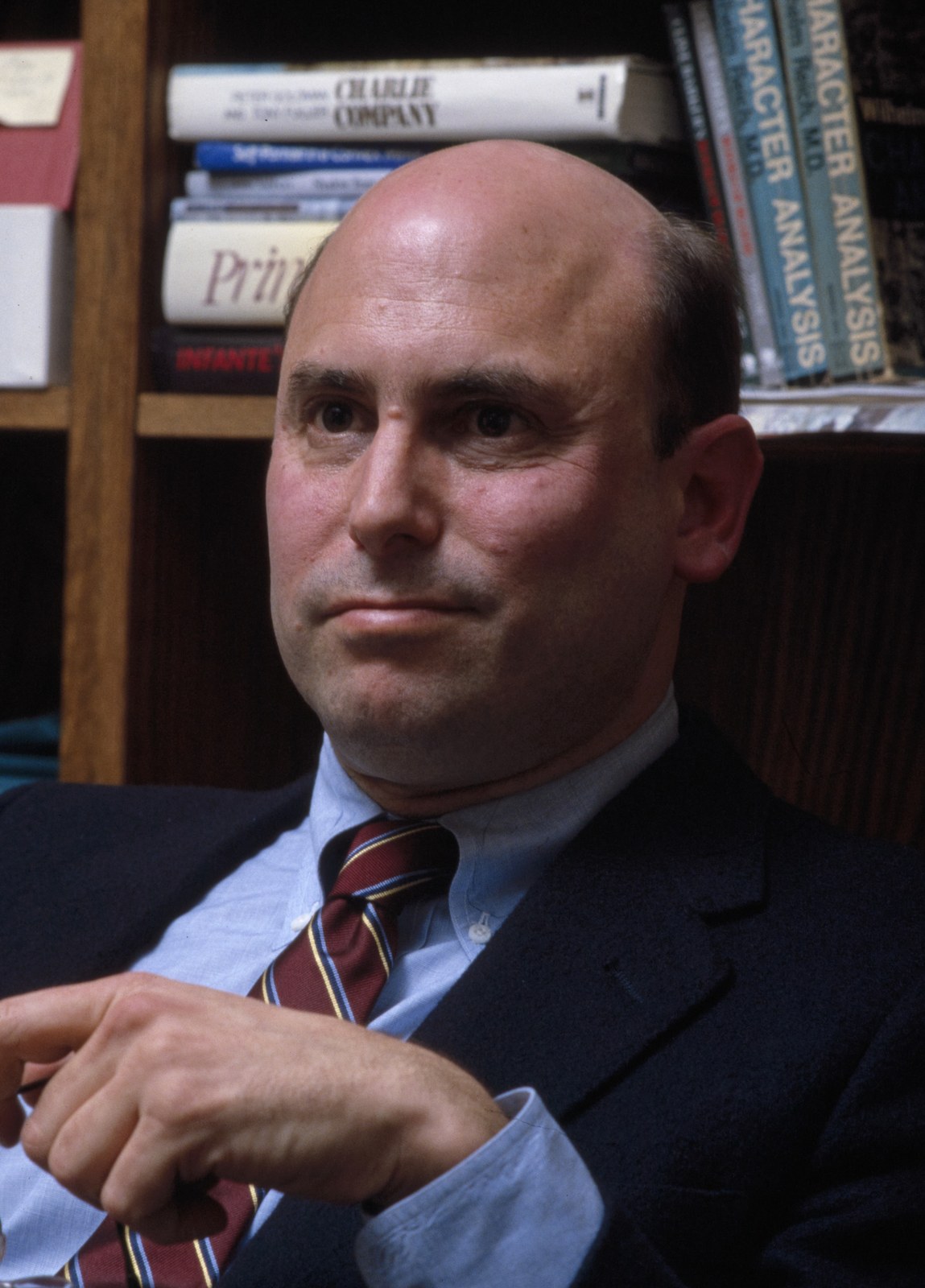 Peter Straub photographed in December 1984, the year The Talisman was published; historical author context, not a publicity image for the new novel
