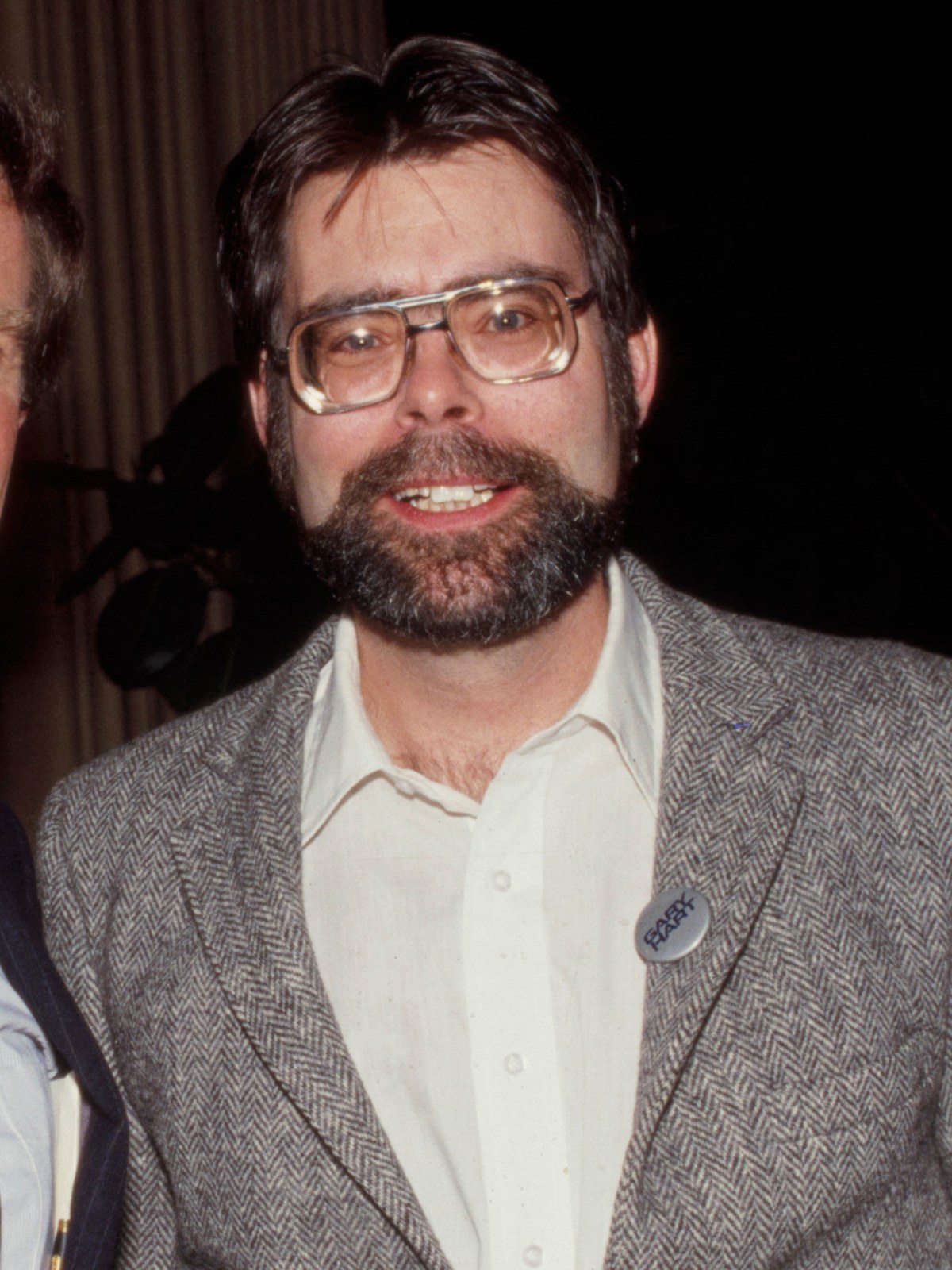 Stephen King photographed in February 1984, the year The Talisman was published; historical author context, not a publicity image for Other Worlds Than These