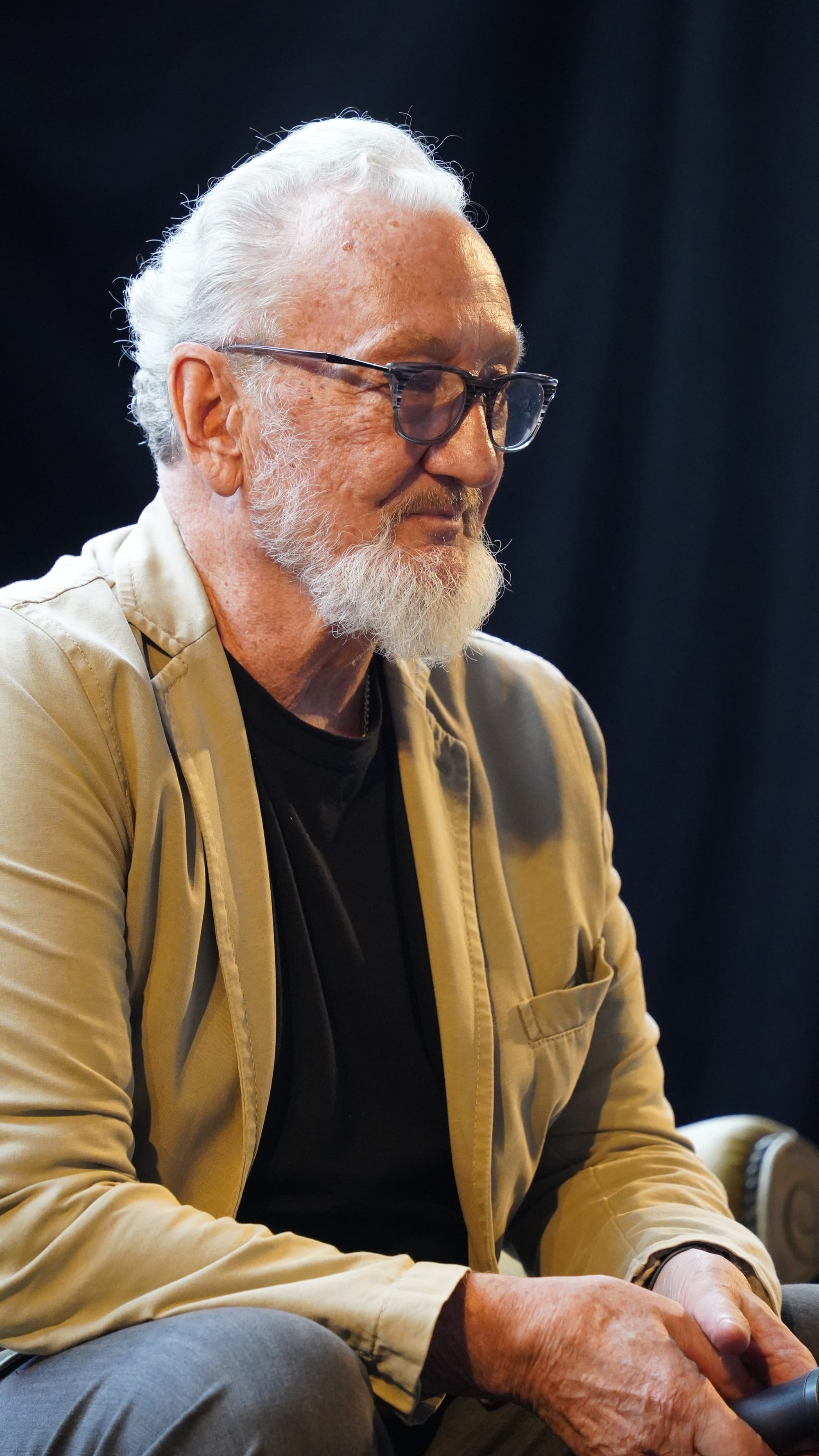 Robert Englund, who originated the role of Freddy Krueger in A Nightmare on Elm Street, at Brussels Comic Con in 2023