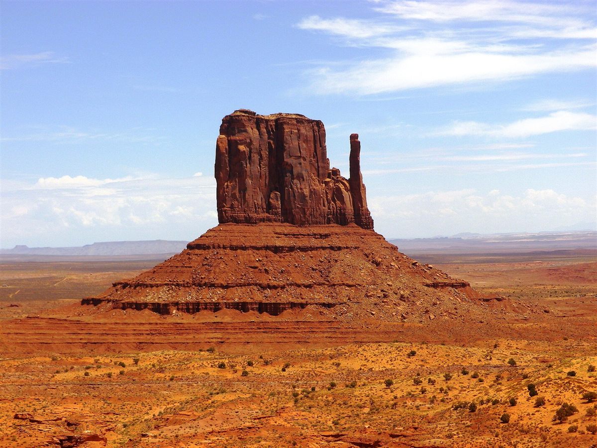 Monument Valley landscape in Navajo Nation territory