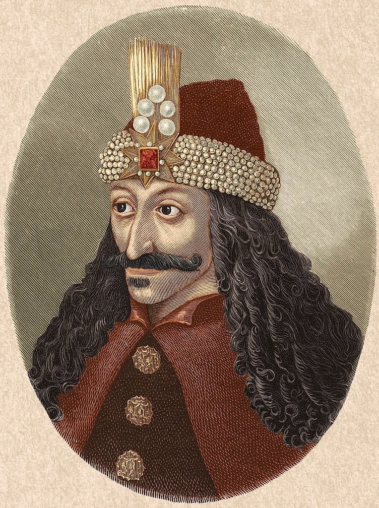 The Ambras Castle portrait of Vlad III the Impaler, believed to be a copy of a lifetime original